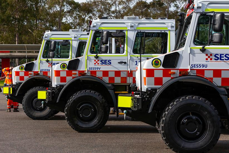 Recovery Gear Australia. NSW SES Fleet. Mercedez Truck. www.recoverygear.com.au