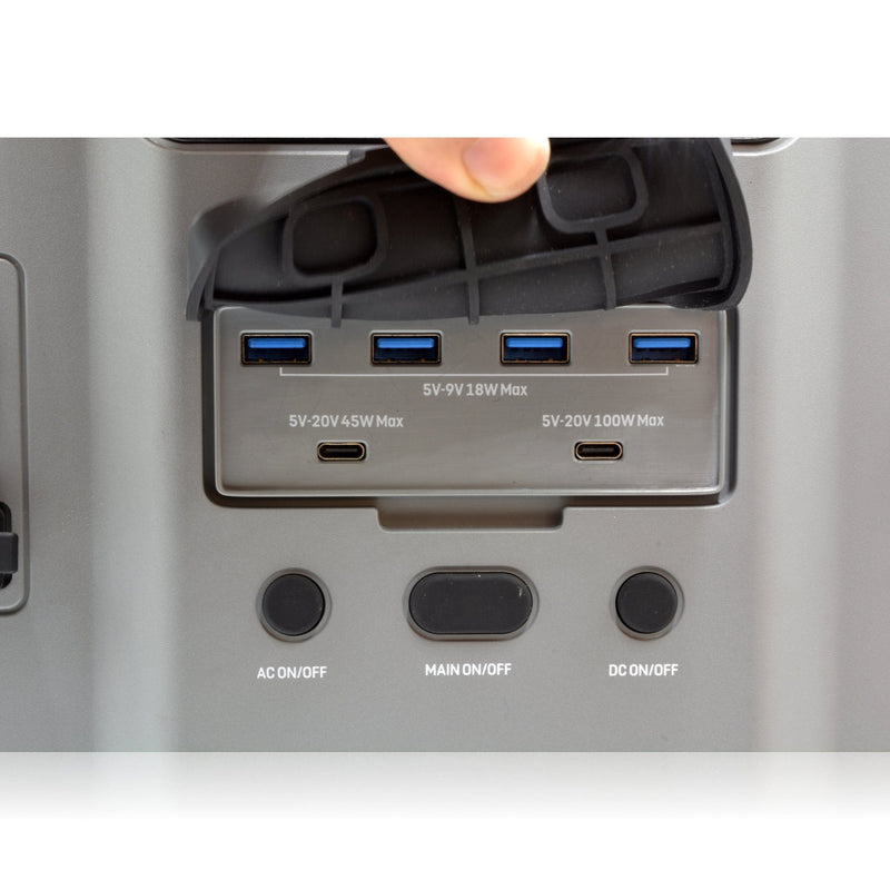 Load image into Gallery viewer, SR Portables - Minotaur 1395wh 116ah Portable Lithium Battery Solar Generator / UPS Plus 100w Solar Panel-Title--image_recovery gear australia