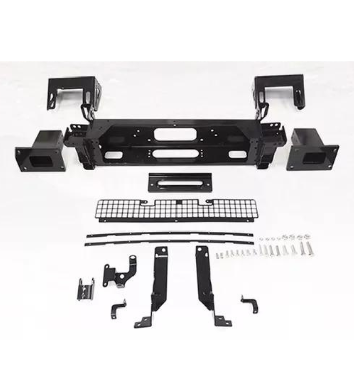 Load image into Gallery viewer, Defender Bull Bar & Winch Bracket-Title--image_recovery gear australia