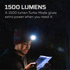 NEBO - Rechargeable 1500 Lumen Headlamp featuring Flex Fuel