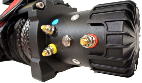 Load image into Gallery viewer, Carbon Winch - 12K VER.2 12000LB Electric Winch With Black Synthetic Rope and Hook-Title--image_recovery gear australia