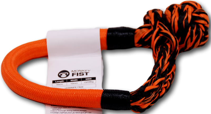 Load image into Gallery viewer, Monkey Fist 13T Synthetic Soft Shackle - ORANGE
