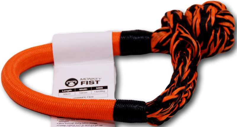 Load image into Gallery viewer, Monkey Fist 15T Synthetic Soft Shackle - ORANGE