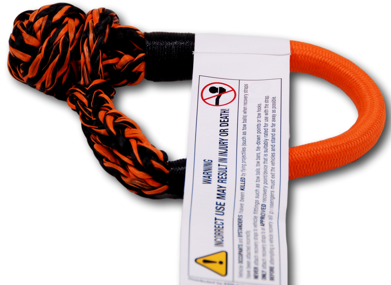 Load image into Gallery viewer, Monkey Fist 13T Synthetic Soft Shackle - ORANGE-Title--image_recovery gear australia