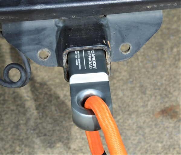 Load image into Gallery viewer, MEGAPRO 5000KG 50MM Tow Bar Mounted Soft Shackle Compatible Recovery Hitch-Title--image_recovery gear australia