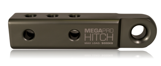 MEGAPRO 5000KG 50MM Tow Bar Mounted Soft Shackle Compatible Recovery Hitch-Title--image_recovery gear australia