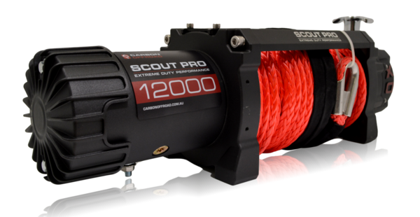 Carbon Scout Pro 12.0 Extreme Duty 12000LB Fast Electric Winch
