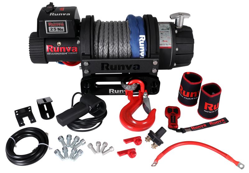 Load image into Gallery viewer, Runva Winch-EWB25000 - 24V-Cable Type-Synthetic Rope-image_recovery gear australia