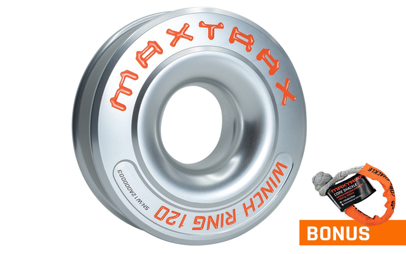 Load image into Gallery viewer, MAXTRAX Winch Ring 120 + 12K CORE SHACKLE