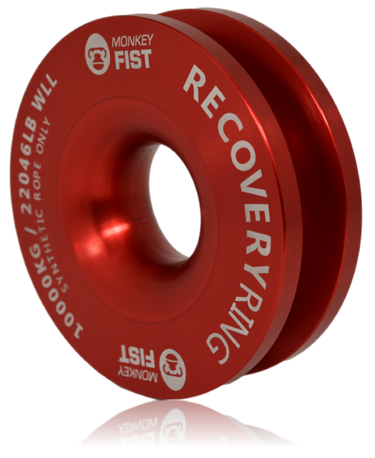 Load image into Gallery viewer, Carbon Offroad - Monkey Fist Recovery Ring Pulley 10000kg-Title--image_recovery gear australia