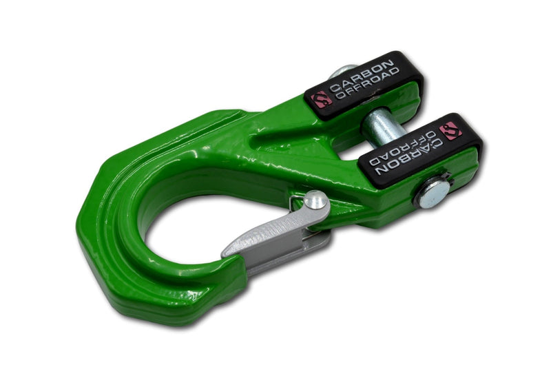Load image into Gallery viewer, Carbon Offroad - Mega Pro Winch Hook-Color-Green-image_recovery gear australia