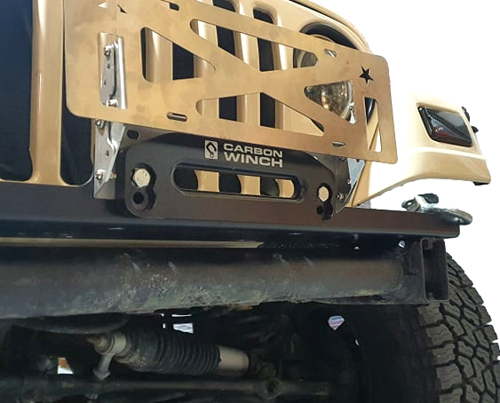 Load image into Gallery viewer, Carbon Off Road - Stainless Steel Pull Up Number Plate Bracket-Title--image_recovery gear australia