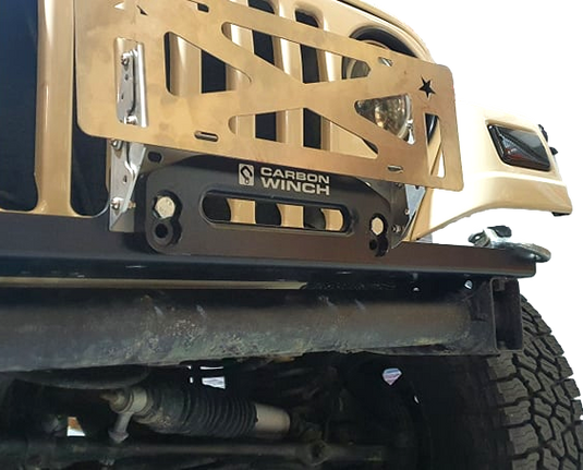 Carbon Off Road - Stainless Steel Pull Up Number Plate Bracket-Title--image_recovery gear australia