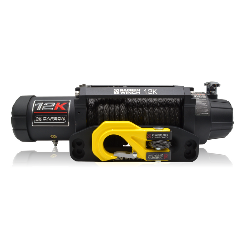 Load image into Gallery viewer, Carbon Offroad - 12K 12000lb Electric Winch With Black Rope & Hook VER. 3-Colour--image_recovery gear australia