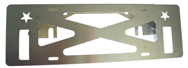 Load image into Gallery viewer, Carbon Off Road - Stainless Steel Pull Up Number Plate Bracket