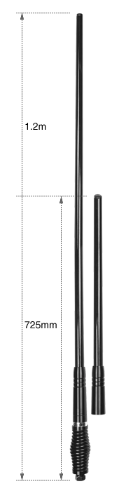 Load image into Gallery viewer, Uniden - ATX970BK Twin Antenna-Title--image_recovery gear australia