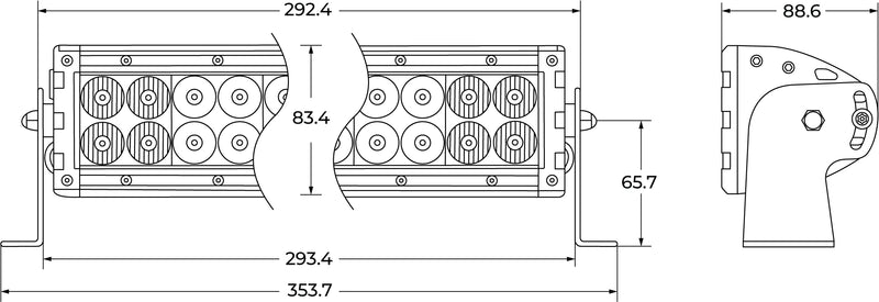 Load image into Gallery viewer, TERALUME - T6 Dual Row LED Light Bar-Size--image_recovery gear australia