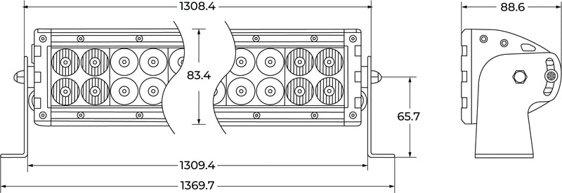 Load image into Gallery viewer, TERALUME - T6 Dual Row LED Light Bar-Size--image_recovery gear australia