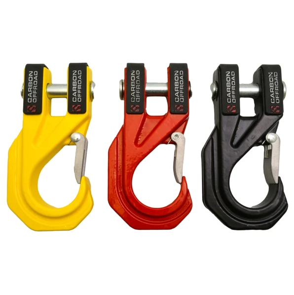 Load image into Gallery viewer, Carbon Offroad - Mega Pro Winch Hook-Color-Black-image_recovery gear australia