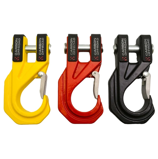 Carbon Offroad - Mega Pro Winch Hook-Color-Black-image_recovery gear australia