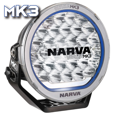 NARVA - ULTIMA 215 LED HYBRID DRIVING LIGHT SATIN MK3 - SINGLE