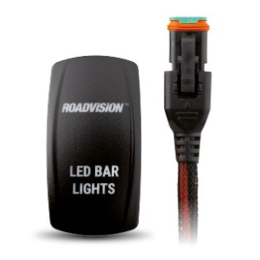 Roadvision - LED Bar Light Wiring Harness H4/HB4 Piggy Back Connectors