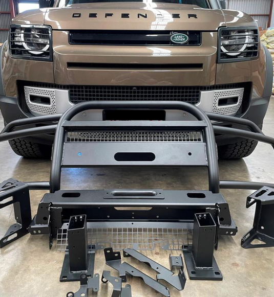 2020 land rover top defender bull bar