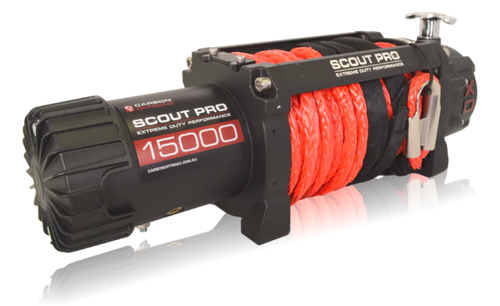 Carbon Scout Pro 15.0 Extreme Duty 15000lb Electric Winch