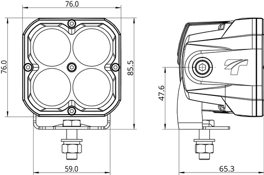 Teralume - Charge Work Light - Spot Beam